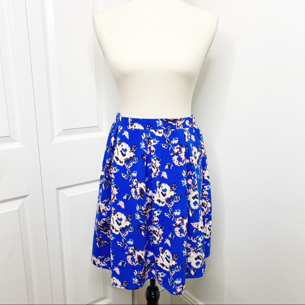Joe B Floral A-line Skirt